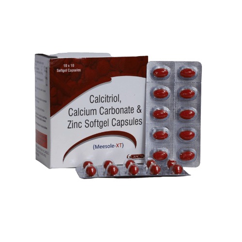Calcitriol 0.25mcg+Calcium Carbonate 500mg+Zinc 7.5mg Soft Gel Cap